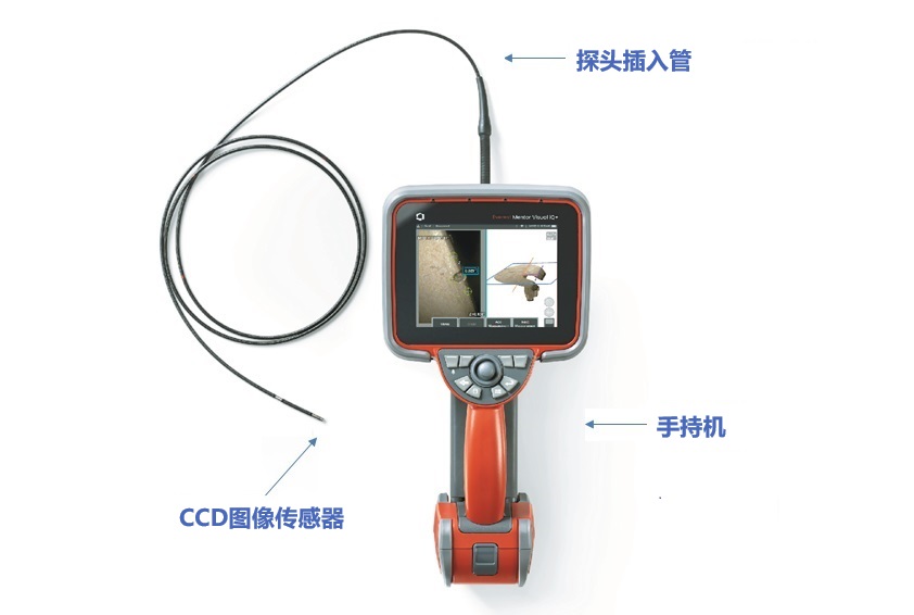 韋林工業(yè)內(nèi)窺鏡采用CCD圖像傳感器，成像更清晰